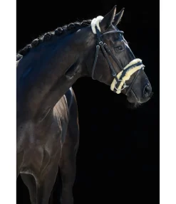 Bridon avec véritable fourrure d'agneau Soft Comfort II