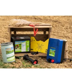 Câble de raccordement de clôture avec deux pinces