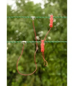 Câble de raccordement de clôture avec deux pinces