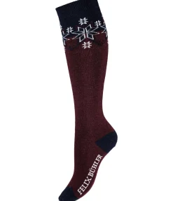 Chaussettes hautes à base de laine mérinos Malia