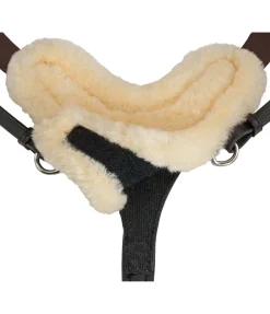 Collier de chasse avec véritable fourrure d'agneau Soft & Comfort