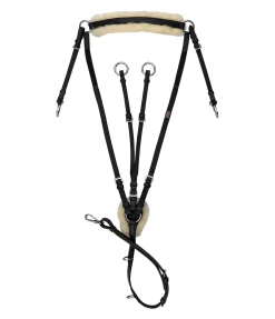 Collier de chasse élastique avec fourrure d'agneau Quick Fit