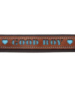 Collier pour chien en cuir Good Dog