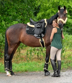Ensemble de protections en polaire Teddy pour licol - 4 éléments