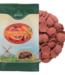 Friandises fleurs orange sanguine et argousier