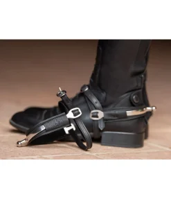 Gaines d'éperons en cuir Soft