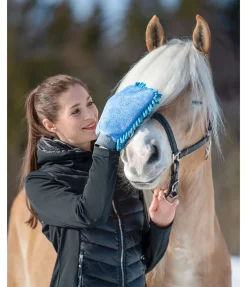 Gant de pansage en microfibre Chenille