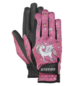 Gants d'équitation d'hiver enfant Unicorn