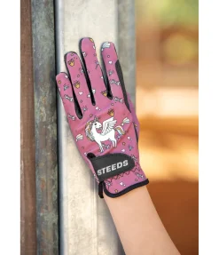 Gants d'équitation d'été enfant Unicorn