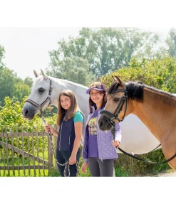 Gilet d'équitation bi-matière enfant Mika II