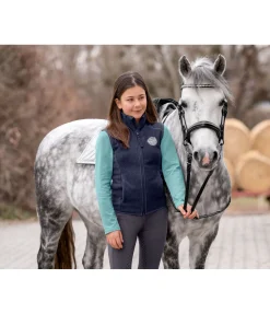 Gilet d'équitation en polaire enfant Magali