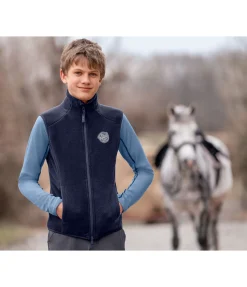 Gilet d'équitation en polaire enfant Magali
