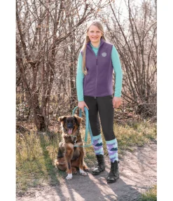Gilet d'équitation en polaire enfant Magali