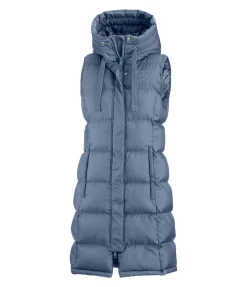 Gilet long à capuche Clara