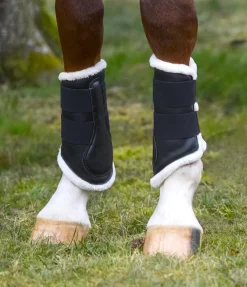 Guêtres de dressage antérieures en polaire Teddy