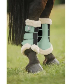 Guêtres de dressage en polaire Teddy Essential (postérieurs)