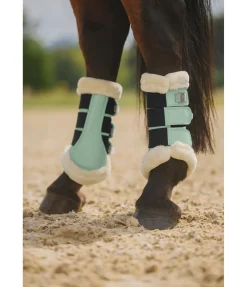 Guêtres de dressage en polaire Teddy Essential (postérieurs)