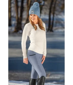 Legging d'équitation à fond intégral Grip Anneke