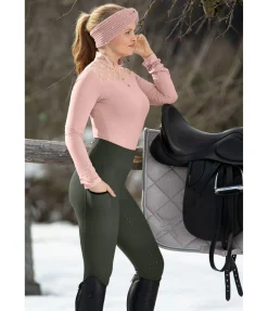 Legging d'équitation à fond intégral Grip Anneke