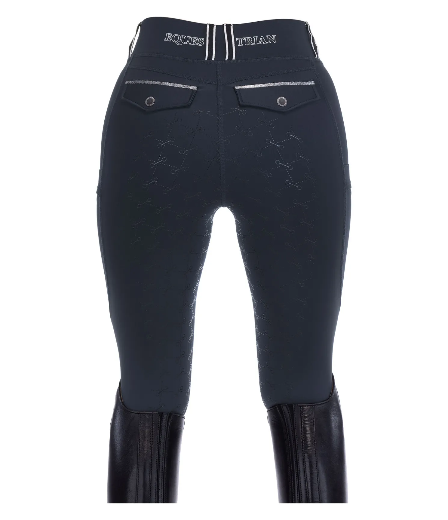 Legging d'équitation à fond intégral grip Malena