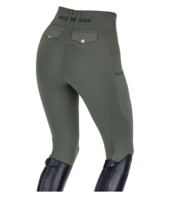 Legging d'équitation d'été à fond intégral grip Marina-Mesh