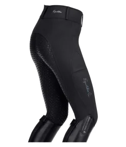 Legging d'équitation hybride à fond intégral grip enfant Eloise
