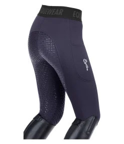 Legging d'équitation hybride et thermique à fond intégral grip Malea