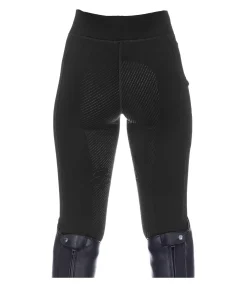 Legging d'équitation thermique à fond intégral grip enfant Snow