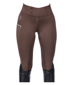Legging d'équitation thermique à fond intégral grip Kassandra