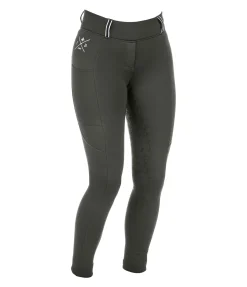 Legging d'équitation thermique avec fond intégral grip Juliette