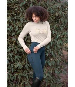 Legging d'équitation thermique à fond intégral Grip Hermine