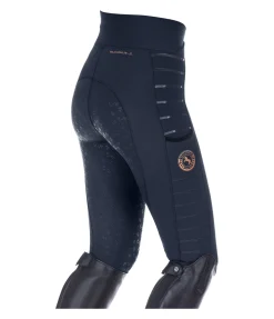 Legging d'équitation thermique à fond intégral grip enfant