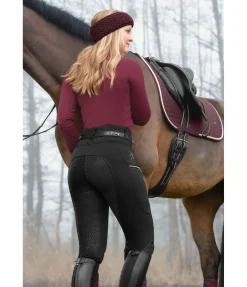 Legging d'équitation thermique à fond intégral grip Kassandra