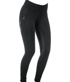 Legging d'équitation thermique à fond intégral Grip Hermine
