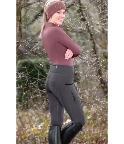 Legging d'équitation thermique à fond intégral grip Kristen