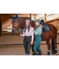 Legging d'équitation thermique à fond intégral grip enfant