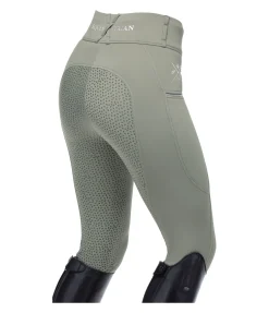 Legging d'équitation thermique à fond intégral grip Kassandra
