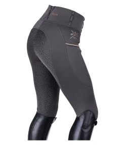 Legging d'équitation thermique à fond intégral grip Kassandra