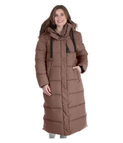 Manteau d'équitation matelassé à capuche Anne