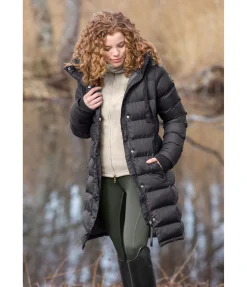 Manteau d'équitation matelassé à capuche Minou
