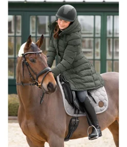 Manteau d'équitation matelassé à capuche Minou