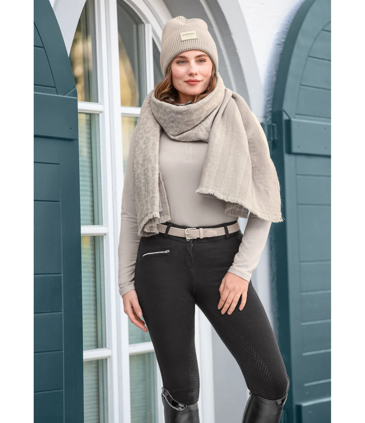 Pantalon d'équitation à fond intégral grip Basic