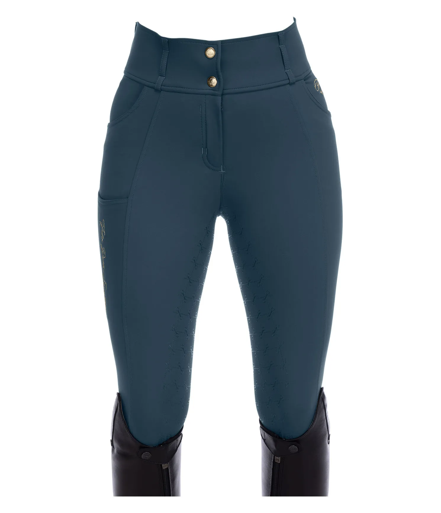 Pantalon d'équitation à fond intégral grip Femke