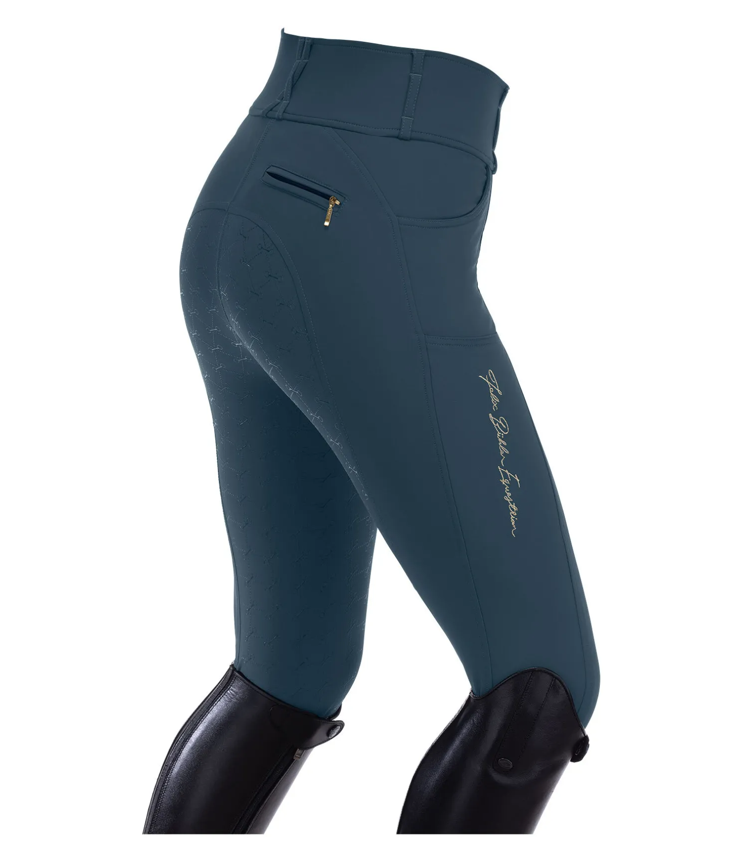 Pantalon d'équitation à fond intégral grip Femke