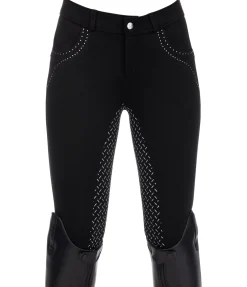 Pantalon d'équitation à fond intégral grip enfant Caria