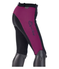 Pantalon d'équitation à fond intégral grip enfant Merle