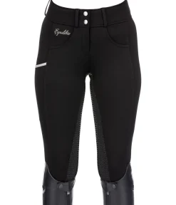 Pantalon d'équitation confort taille haute à fond intégral grip Juliane