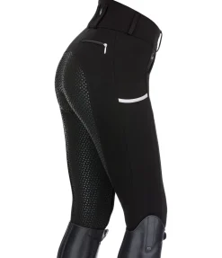 Pantalon d'équitation confort taille haute à fond intégral grip Juliane