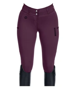 Pantalon d'équitation d'été hybride à fond intégral grip Samira-Mesh