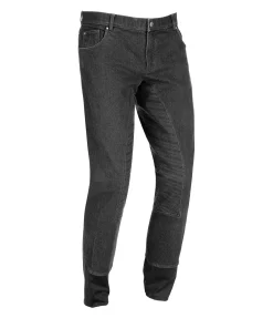 Pantalon d'équitation en jean grip homme Henry